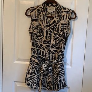 Richie Freeman for Teri Jon Sleeveless Suit